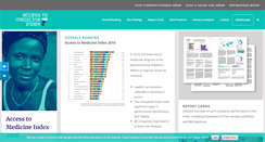 Desktop Screenshot of accesstomedicineindex.org